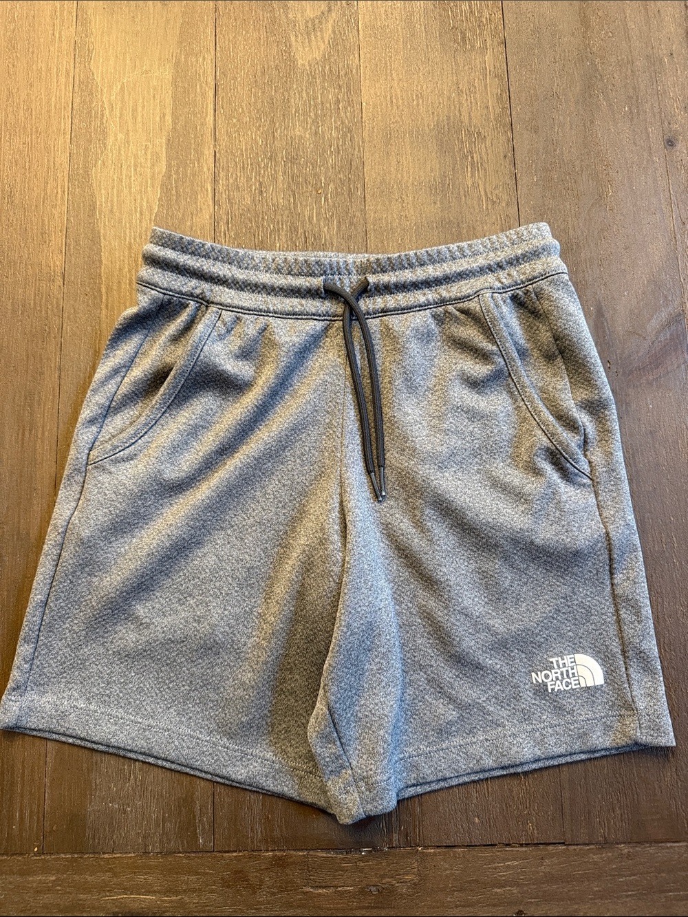 The North Face Heather Gray Athletic Fleece Shorts